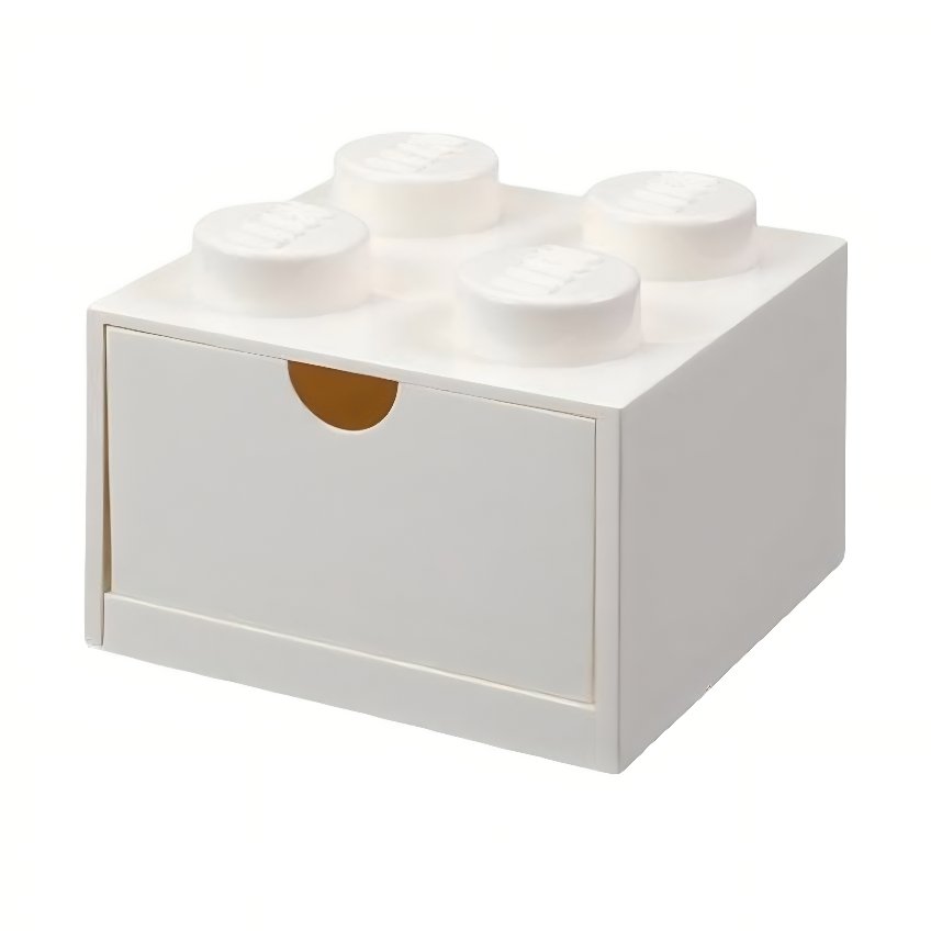 Bílý úložný box LEGO® Storage 15,8 x 15,8 cm