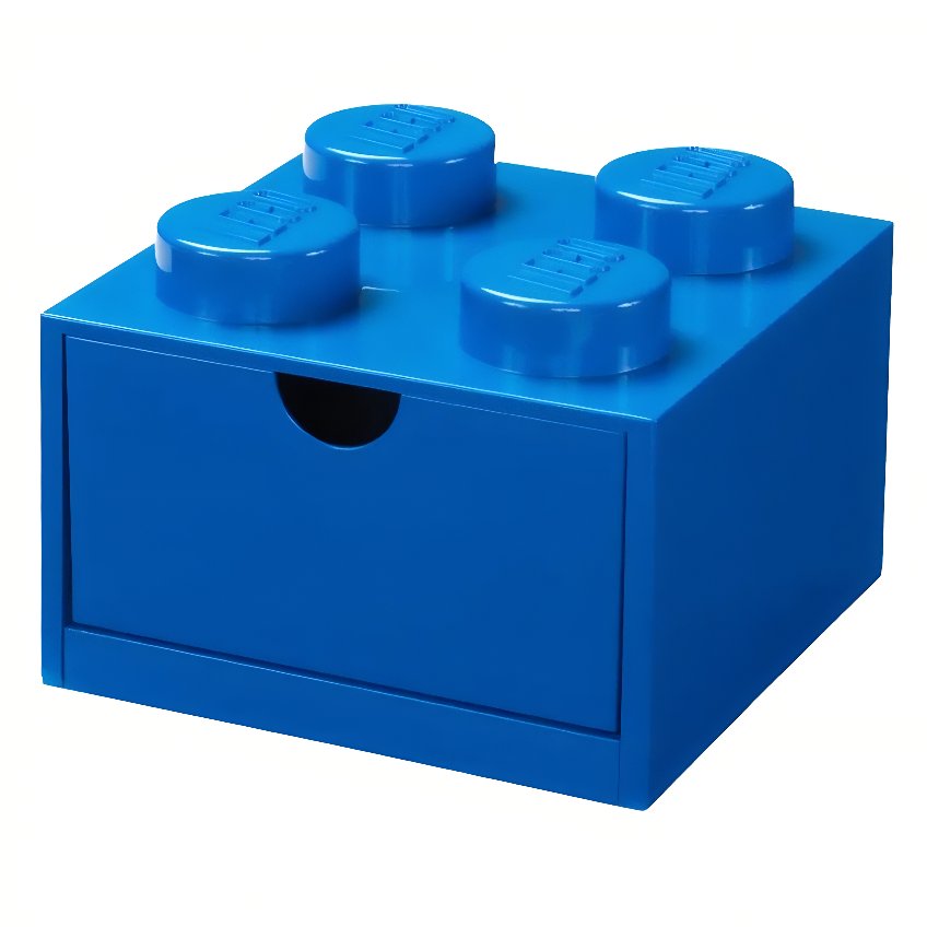 Modrý úložný box LEGO® Storage 15,8 x 15,8 cm