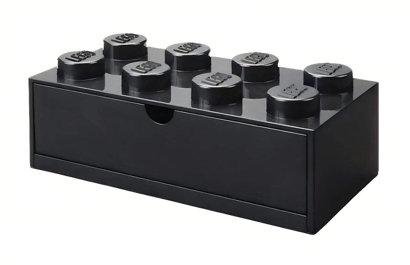 Černý úložný box LEGO® Storage 31,6 x 15,8 cm