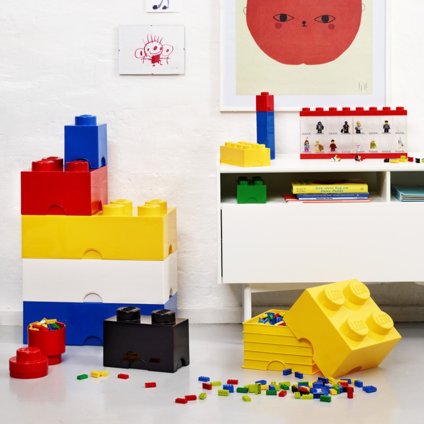 Černý úložný box LEGO® Smart 25 x 50 cm