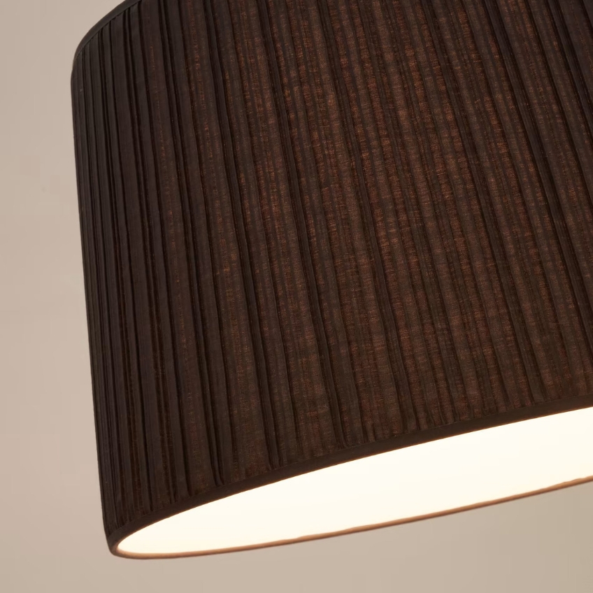 Černé látkové stínidlo Kave Home Guash 50 cm
