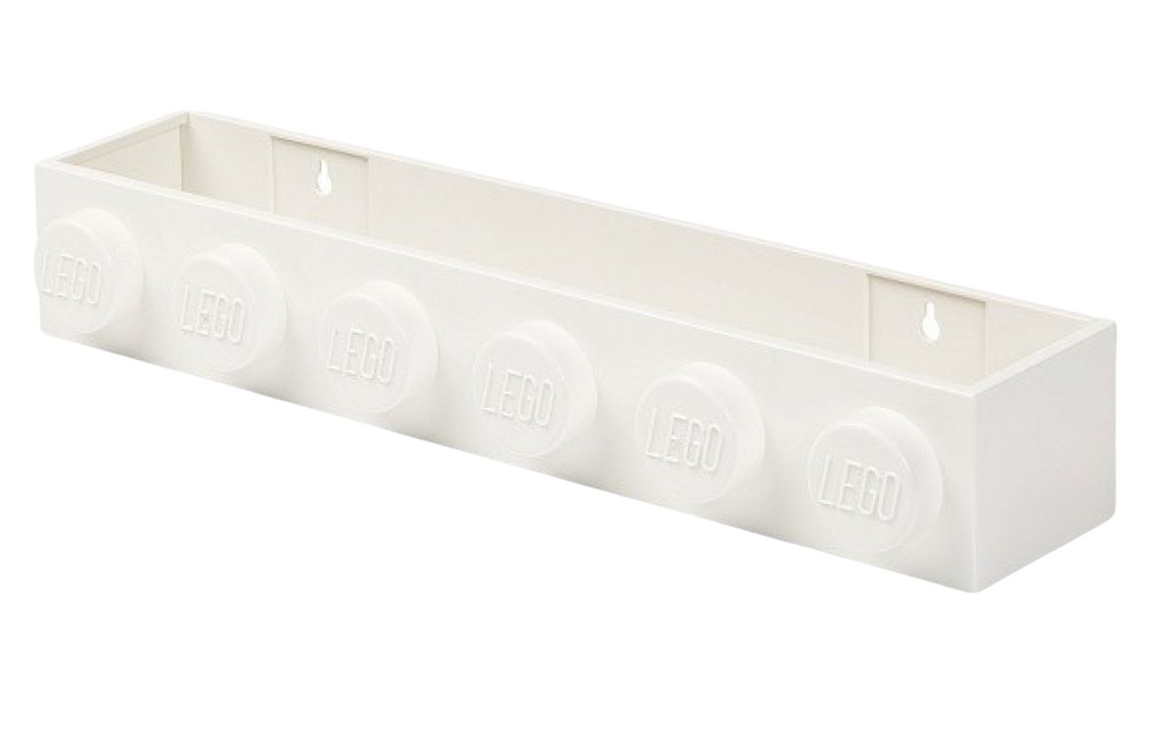Bílá nástěnná police LEGO® Storage 47,8 x 11,5 cm