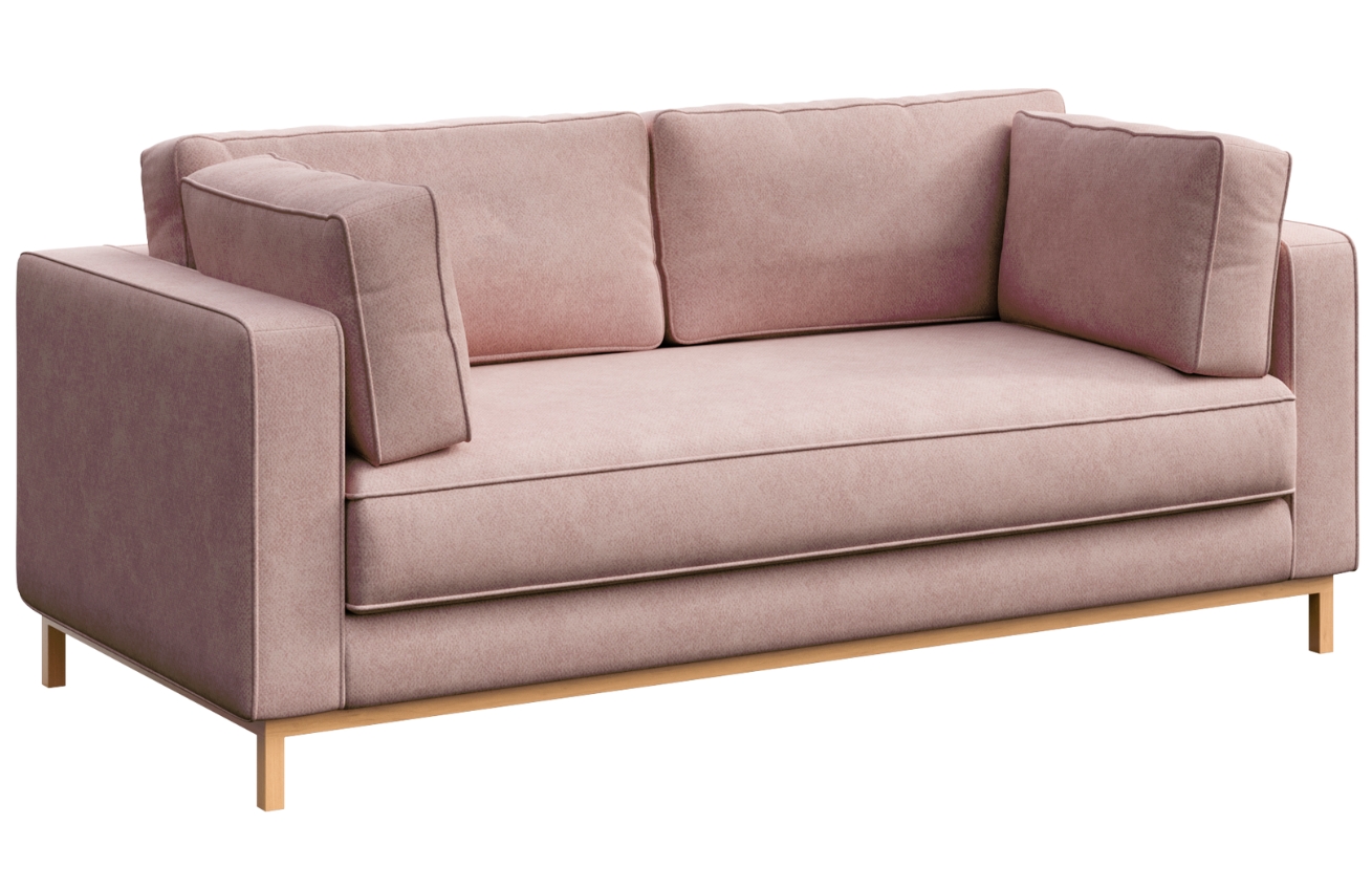 Růžov&aacute; čalouněn&aacute; dvoum&iacute;stn&aacute; pohovka Ame Yens Celerio 192 cm