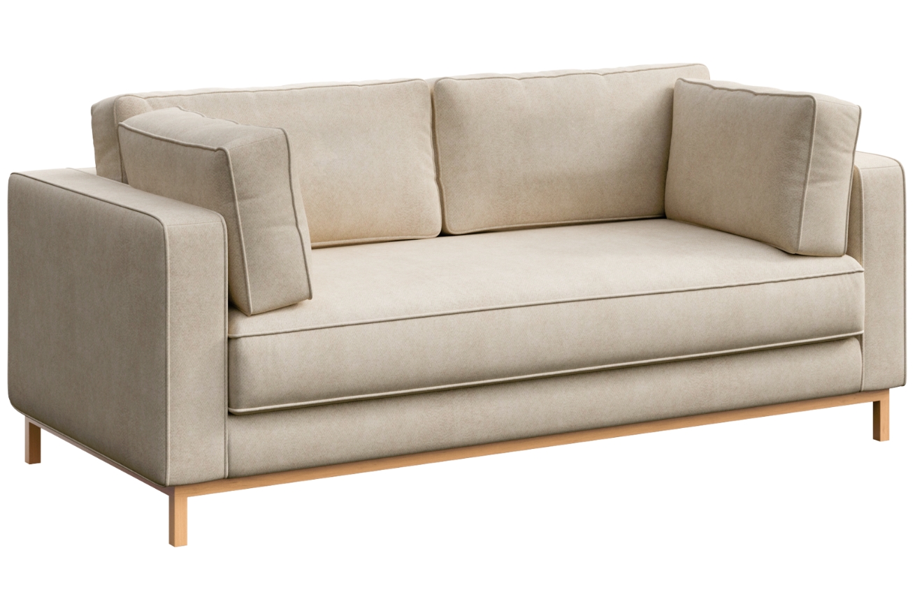 B&eacute;žov&aacute; čalouněn&aacute; dvoum&iacute;stn&aacute; pohovka Ame Yens Celerio 192 cm