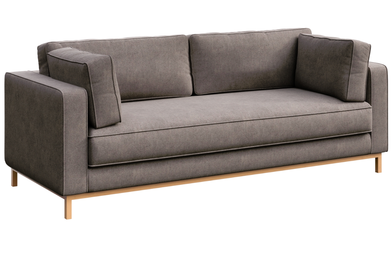 &Scaron;ed&aacute; čalouněn&aacute; tř&iacute;m&iacute;stn&aacute; pohovka Ame Yens Celerio 222 cm