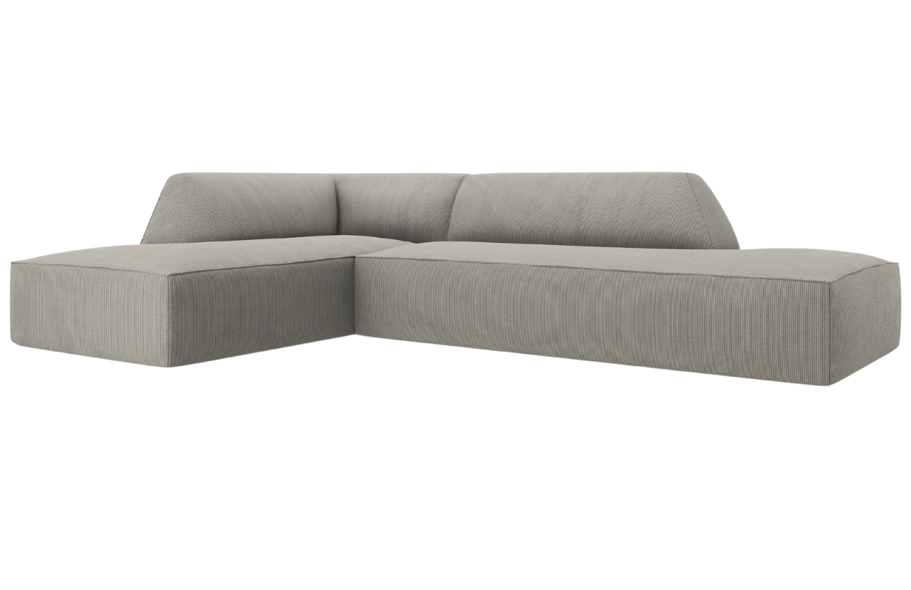 &Scaron;ed&aacute; man&scaron;estrov&aacute; rohov&aacute; pohovka MICADONI Ruby 273 cm, lev&aacute;