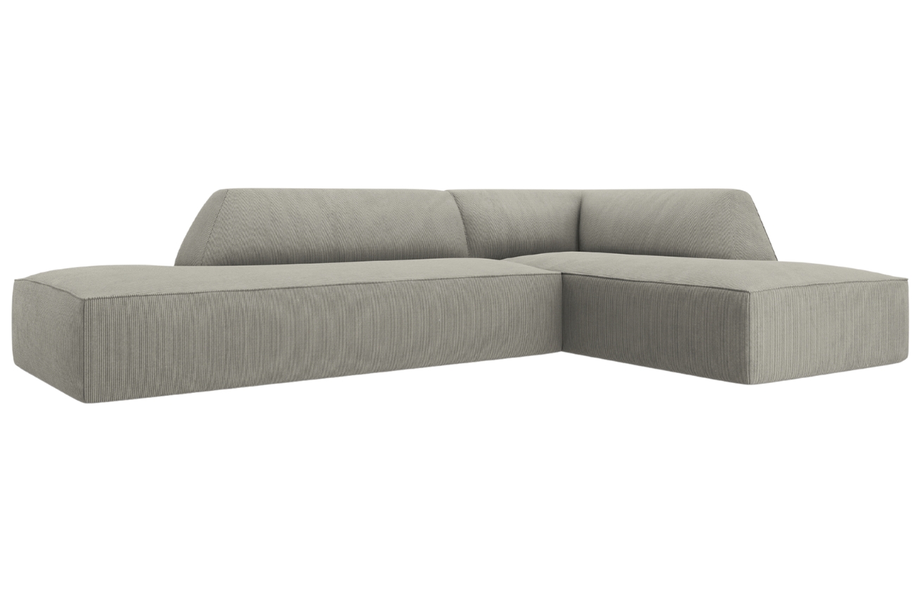 &Scaron;ed&aacute; man&scaron;estrov&aacute; rohov&aacute; pohovka MICADONI Ruby 273 cm, prav&aacute;