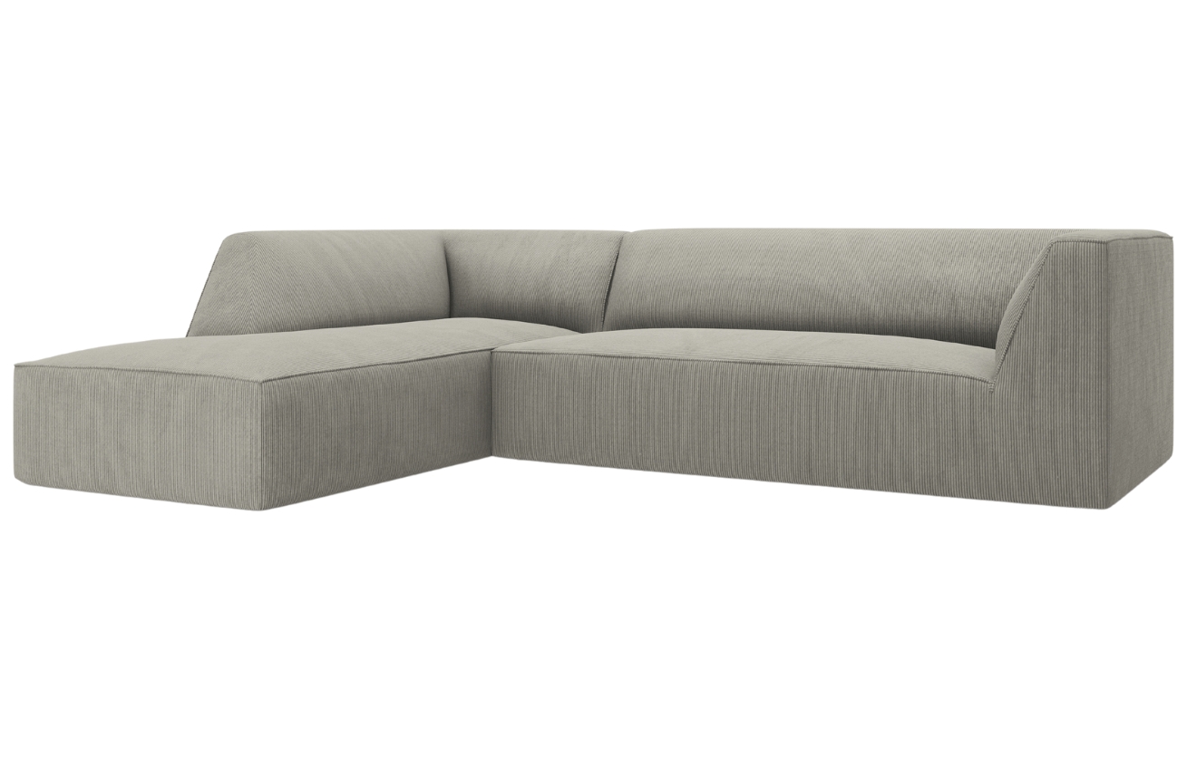 &Scaron;ed&aacute; man&scaron;estrov&aacute; rohov&aacute; pohovka MICADONI Ruby II. 273 cm, lev&aacute;