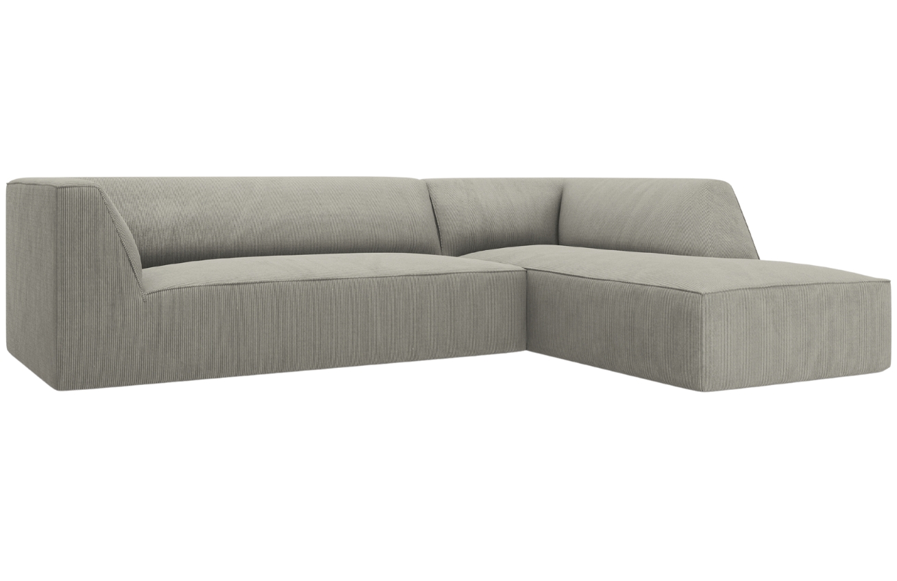 &Scaron;ed&aacute; man&scaron;estrov&aacute; rohov&aacute; pohovka MICADONI Ruby II. 273 cm, prav&aacute;