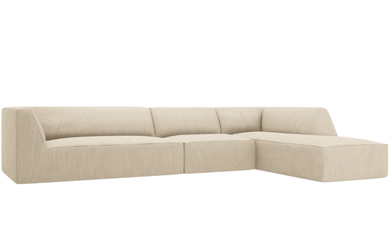 B&eacute;žov&aacute; man&scaron;estrov&aacute; rohov&aacute; pohovka MICADONI Ruby 366 cm, prav&aacute;