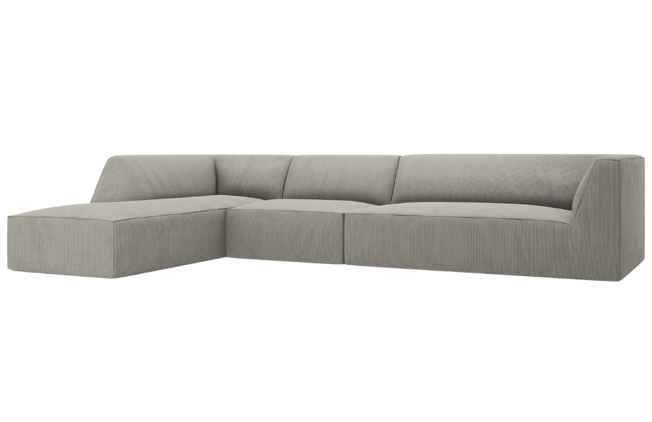 &Scaron;ed&aacute; man&scaron;estrov&aacute; rohov&aacute; pohovka MICADONI Ruby 366 cm, lev&aacute;