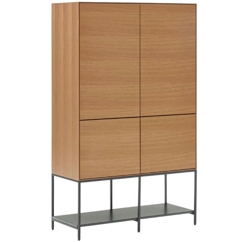 Dubová komoda Kave Home Vedrana 97,5 x 40 cm