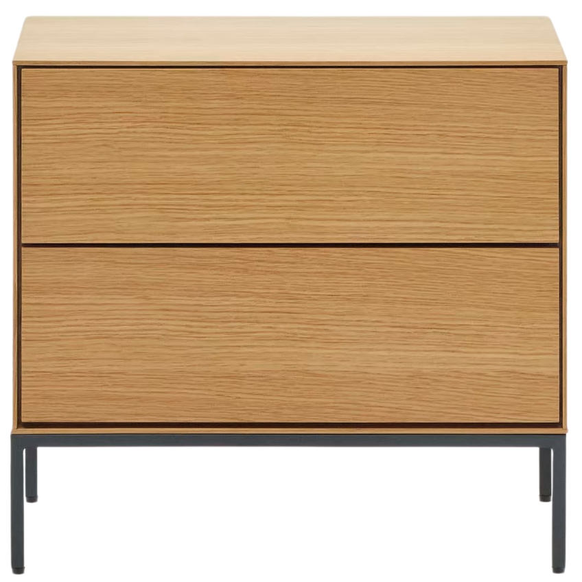 Dubový noční stolek Kave Home Vedrana 60 x 40 cm
