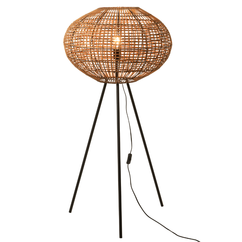 Ratanová stojací lampa J-line Josline 133 cm
