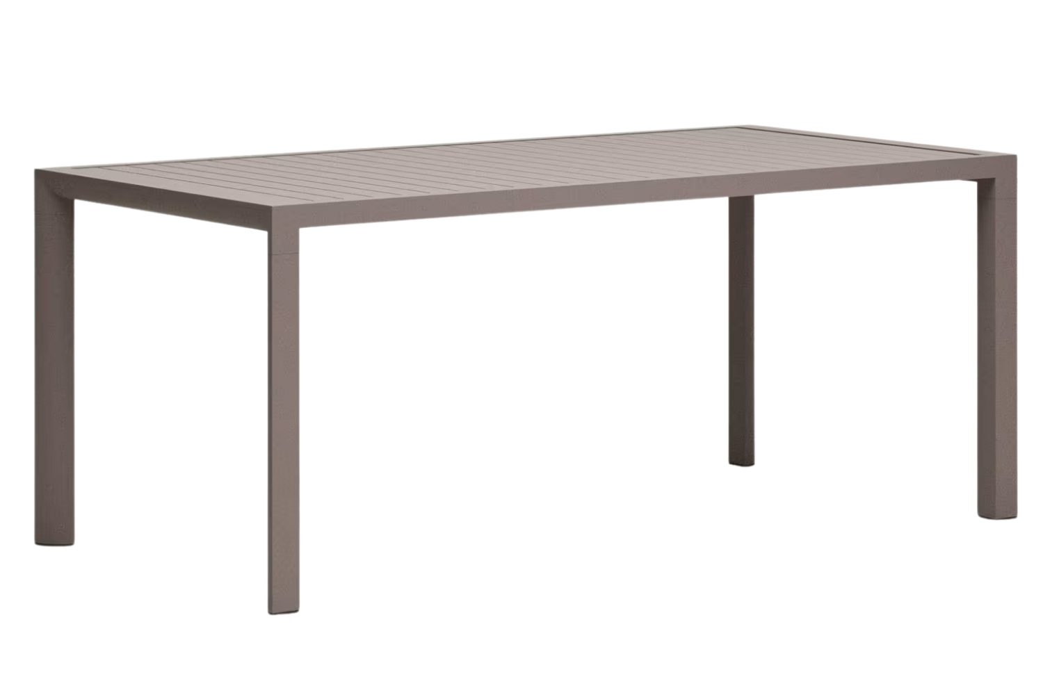 Hněd&yacute; kovov&yacute; zahradn&iacute; j&iacute;deln&iacute; stůl Kave Home Culip 180 x 90 cm