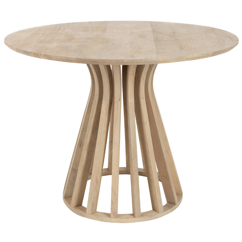 Mangov&yacute; j&iacute;deln&iacute; stůl J-line Kleret 110 cm