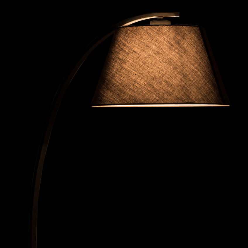 Černá látková stolní lampa J-line Molta