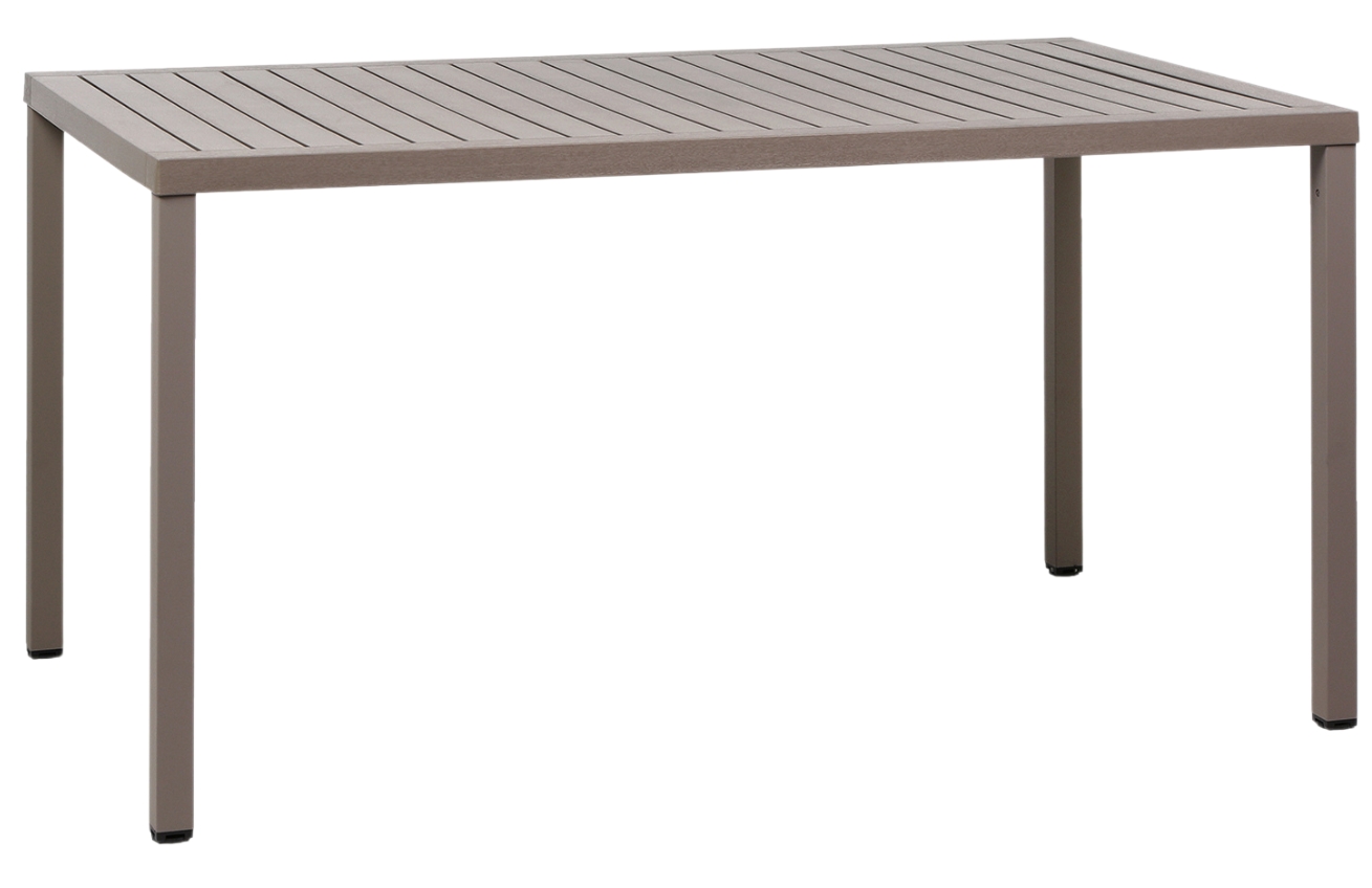 Nardi &Scaron;edohněd&yacute; plastov&yacute; zahradn&iacute; stůl Cube 140 x 80 cm