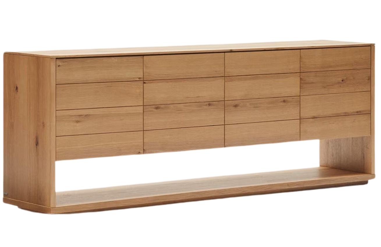 Dubov&aacute; komoda Kave Home Alguema 200 x 40 cm