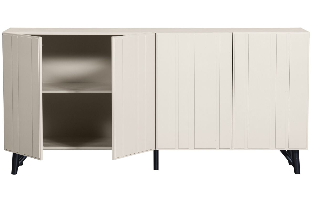 WOOOD Bílá dřevěná komoda Rellim 181 x 46 cm