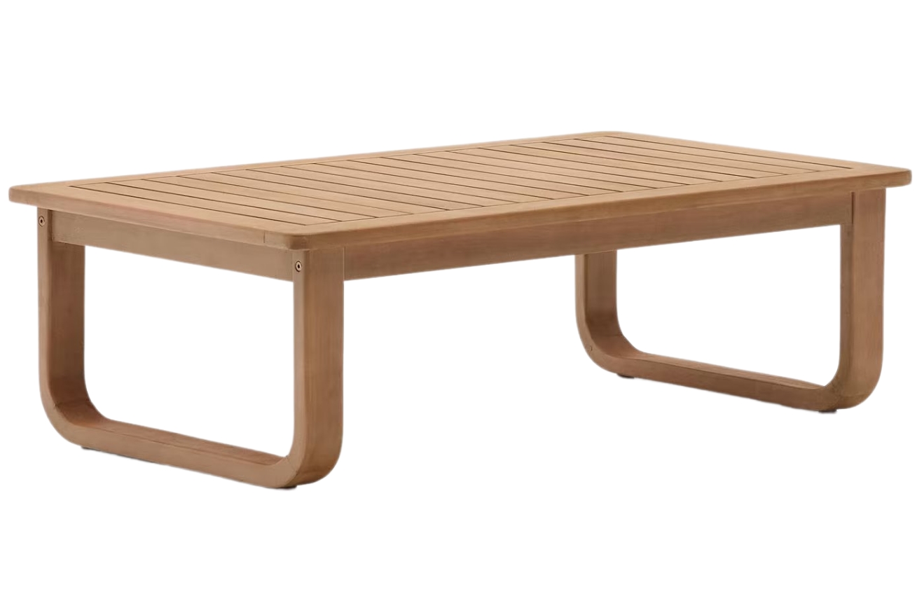 Dřevěn&yacute; zahradn&iacute; konferenčn&iacute; stolek Kave Home Sacaleta 100 x 60 cm