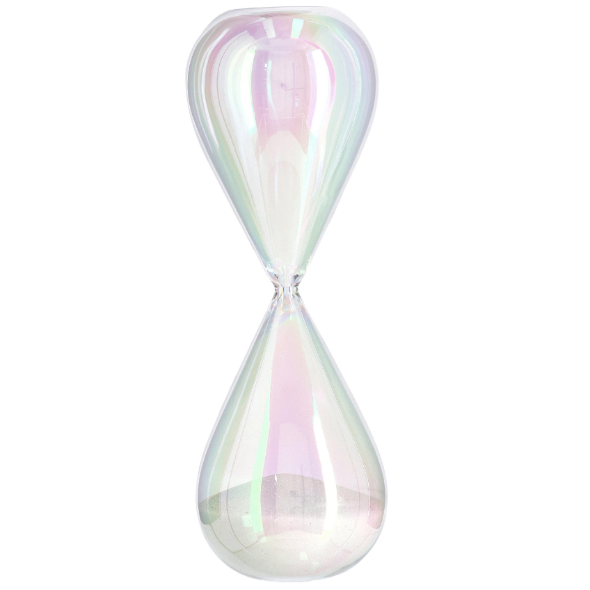 Transparentní skleněné přesýpací hodiny Bizzotto Kronos 29,3 cm
