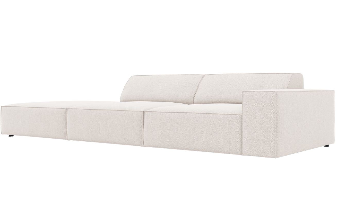 B&eacute;žov&aacute; l&aacute;tkov&aacute; trojm&iacute;stn&aacute; pohovka MICADONI Jodie 262 cm, lev&aacute;