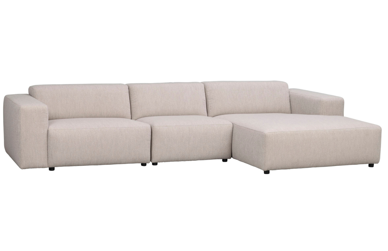 Rowico Bouclé rohová pohovka WILLARD 312 cm, pravá