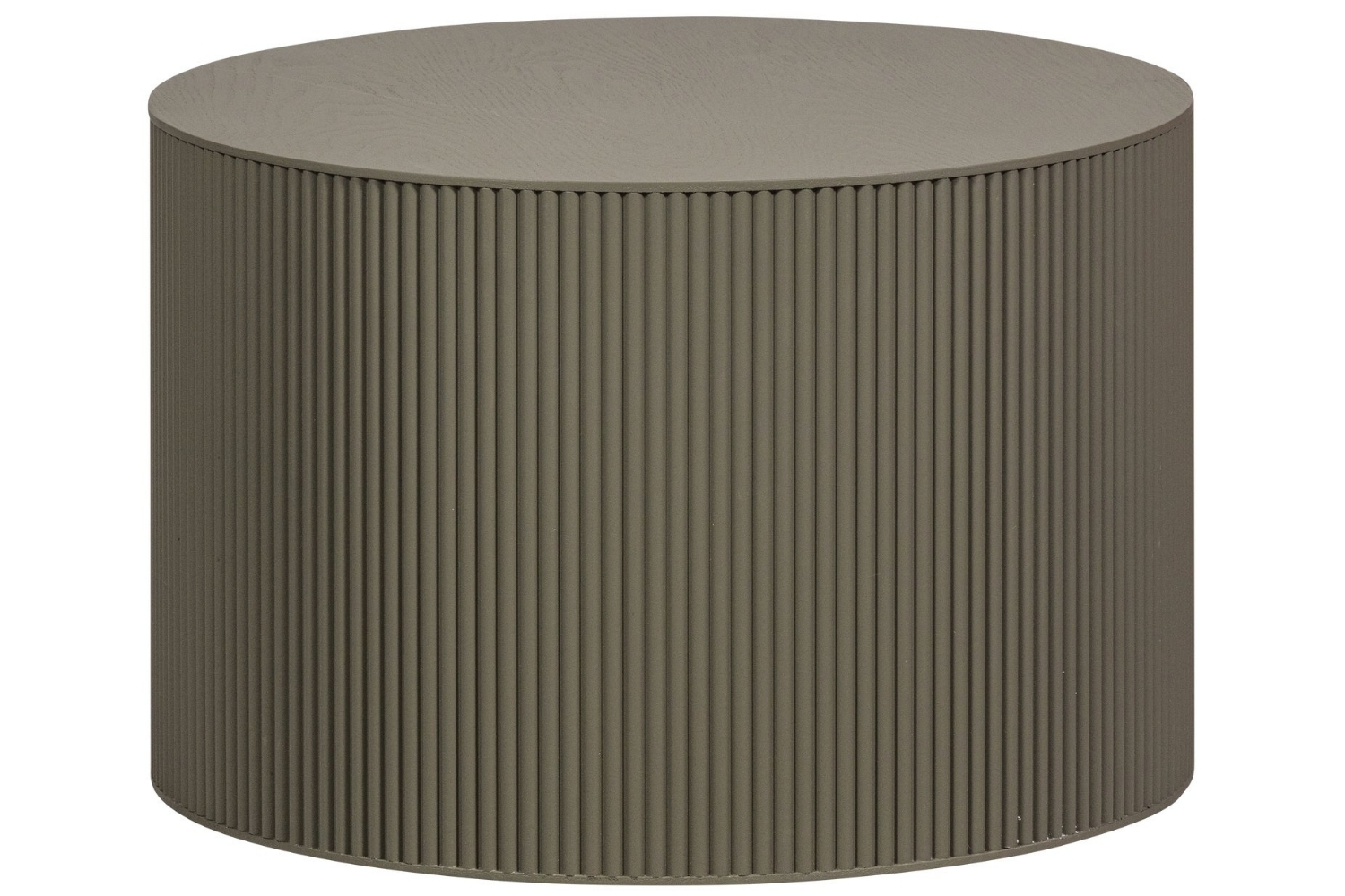 WOOOD Zelený lakovaný konferenční stolek Sanne 60 cm