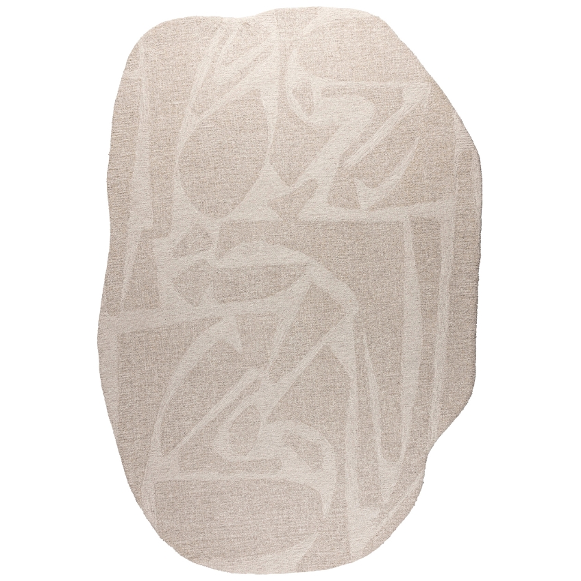 B&eacute;žov&yacute; vlněn&yacute; koberec ZUIVER FORMS 160 x 230 cm