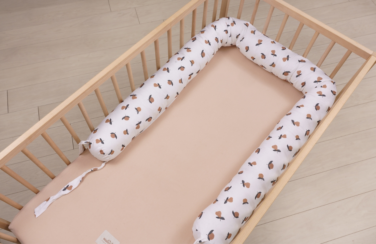 Malomi Kids Modré bavlněné hnízdečko Denim Lions 85 cm