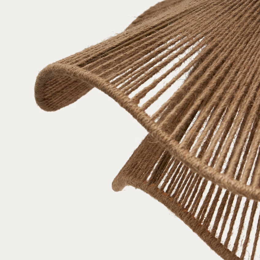 Jutové stínidlo Kave Home Pontos 50 cm