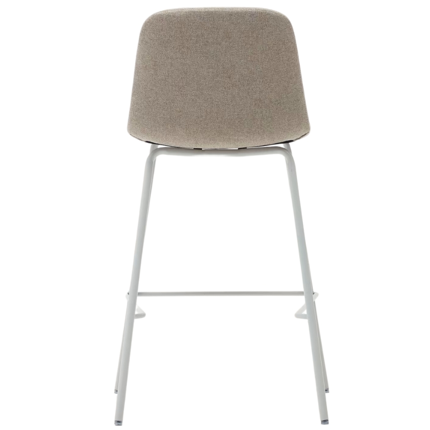 Béžová čalouněná barová židle Kave Home Zunilda 65 cm