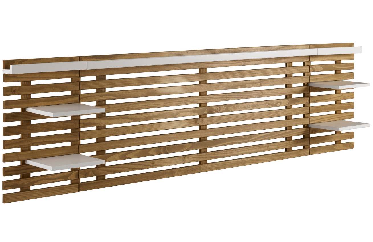 Dřevěné čelo k posteli Marckeric Nidra 240 x 61,9 cm