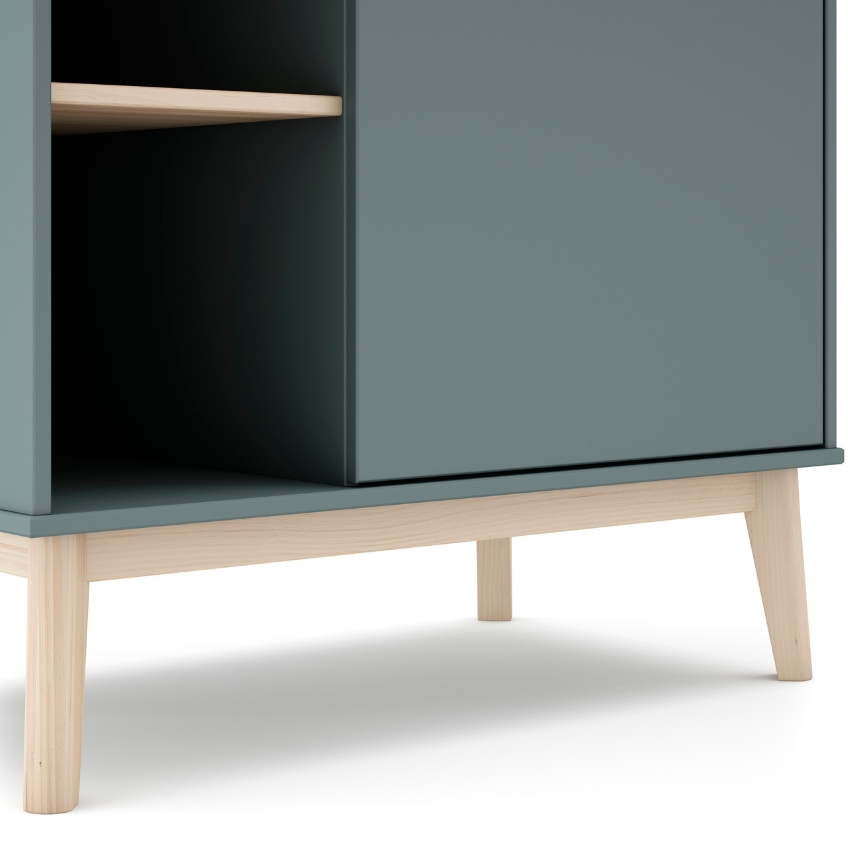 Zelená lakovaná šatní skříň Marckeric Esteban 180 x 90 cm -fv-interier-25