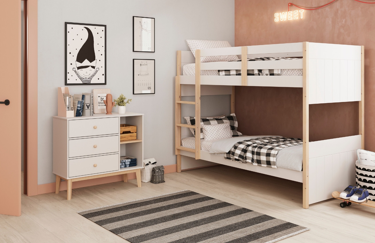 Bílá lakovaná komoda Marckeric Esteban 90 x 40 cm -fv-interier-25