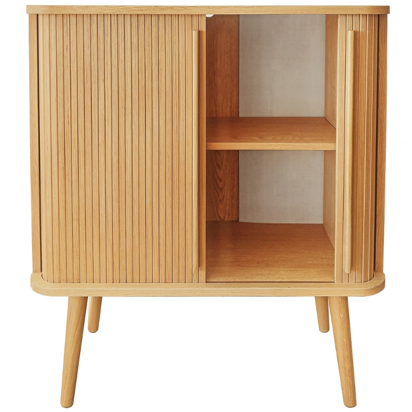 Dubová komoda Woodman Rove Tambour 83 x 40 cm