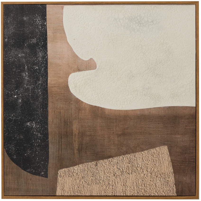 Abstraktn&iacute; obraz J-line Hedvig 79 x 79 cm