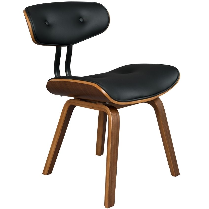 Hněd&aacute; ořechov&aacute; j&iacute;deln&iacute; židle DUTCHBONE Blackwood