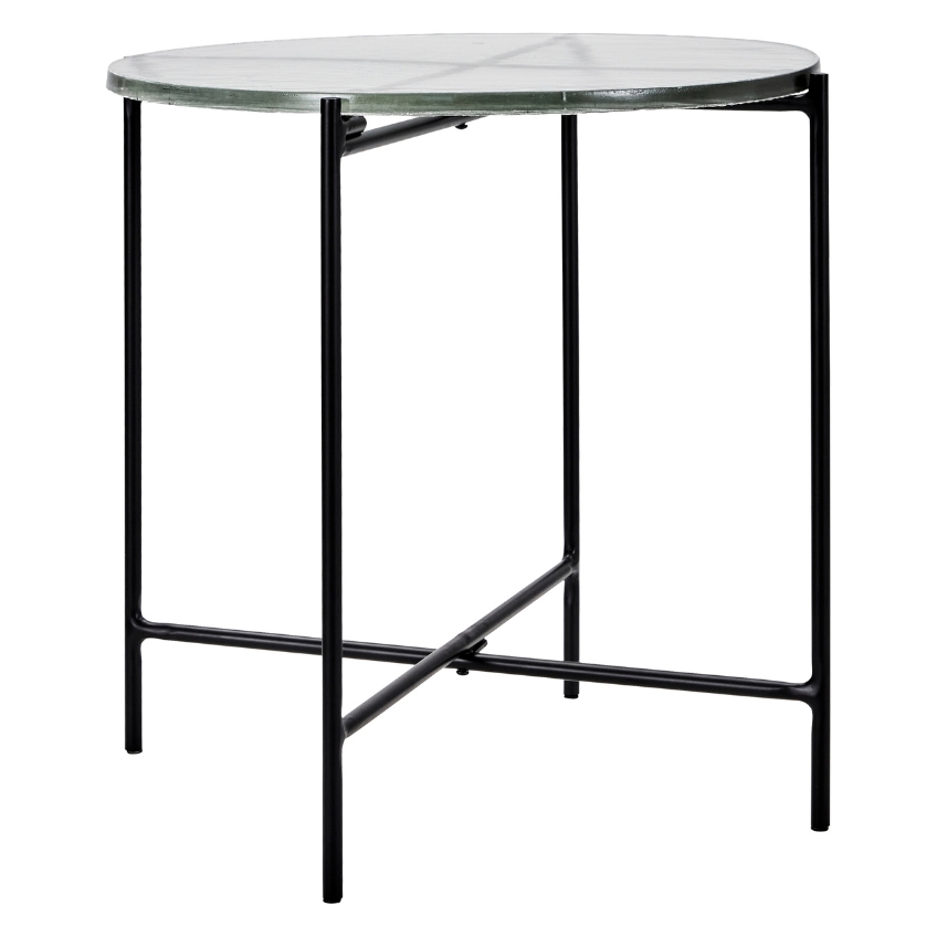 House Doctor Skleněn&yacute; odkl&aacute;dac&iacute; stolek Tamu 40 cm