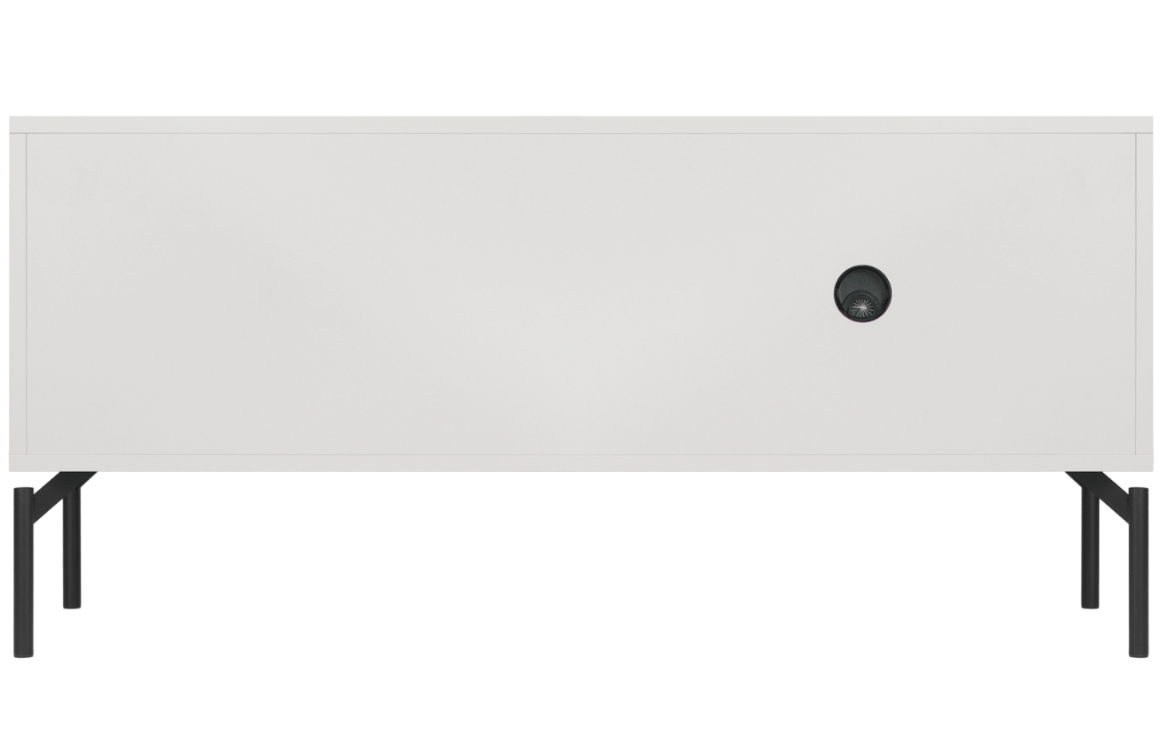 noo.ma Bílý TV stolek Met 116 x 42 cm