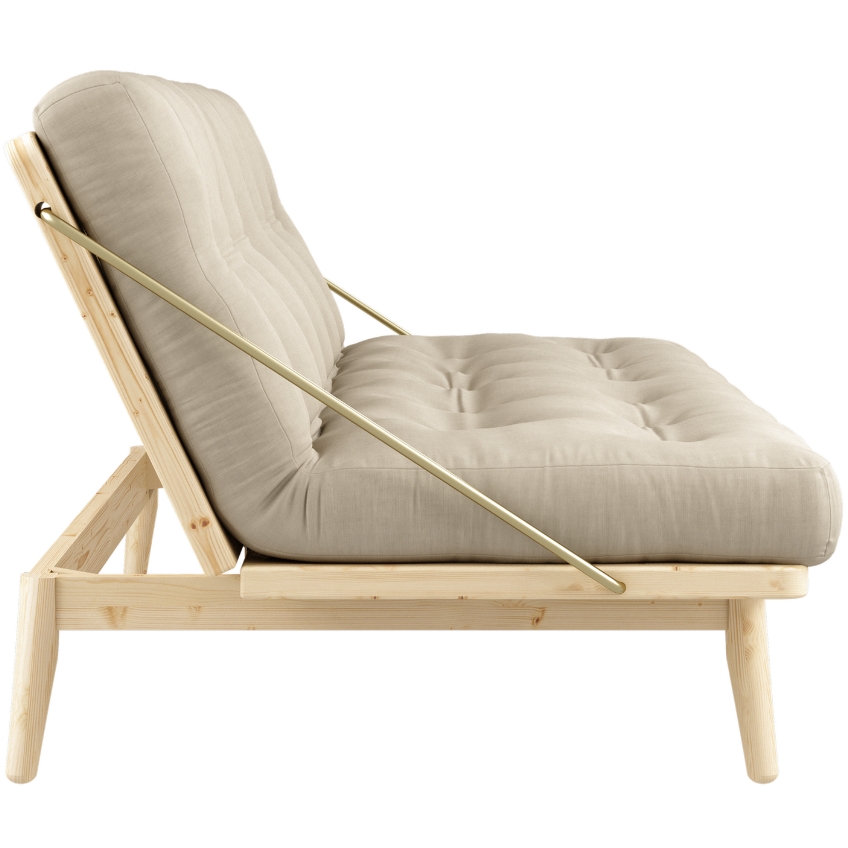 Béžová trojmístná rozkládací pohovka Karup Design Folk 190 cm