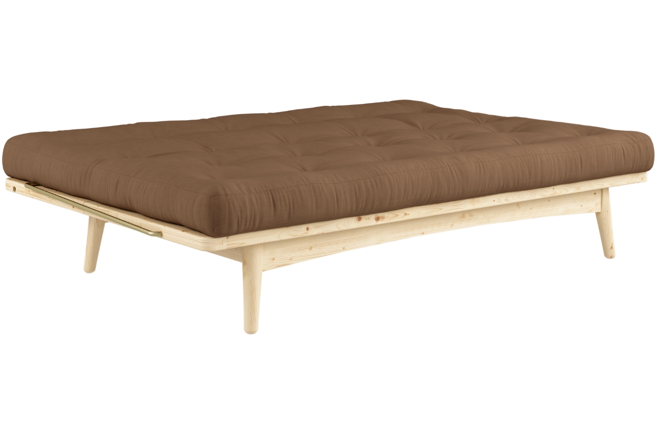 Světle hnědá trojmístná rozkládací pohovka Karup Design Folk 190 cm