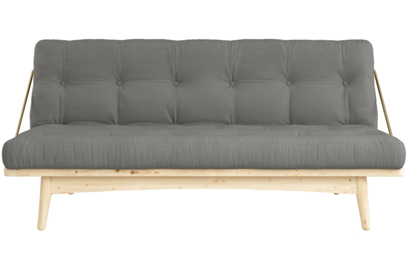 Šedá trojmístná rozkládací pohovka Karup Design Folk 190 cm