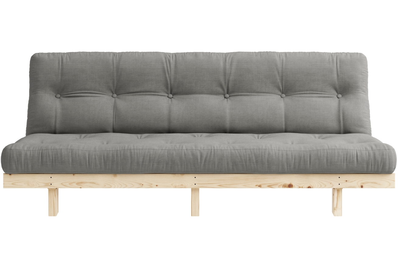 Šedá trojmístná rozkládací pohovka Karup Design Lean 190 cm