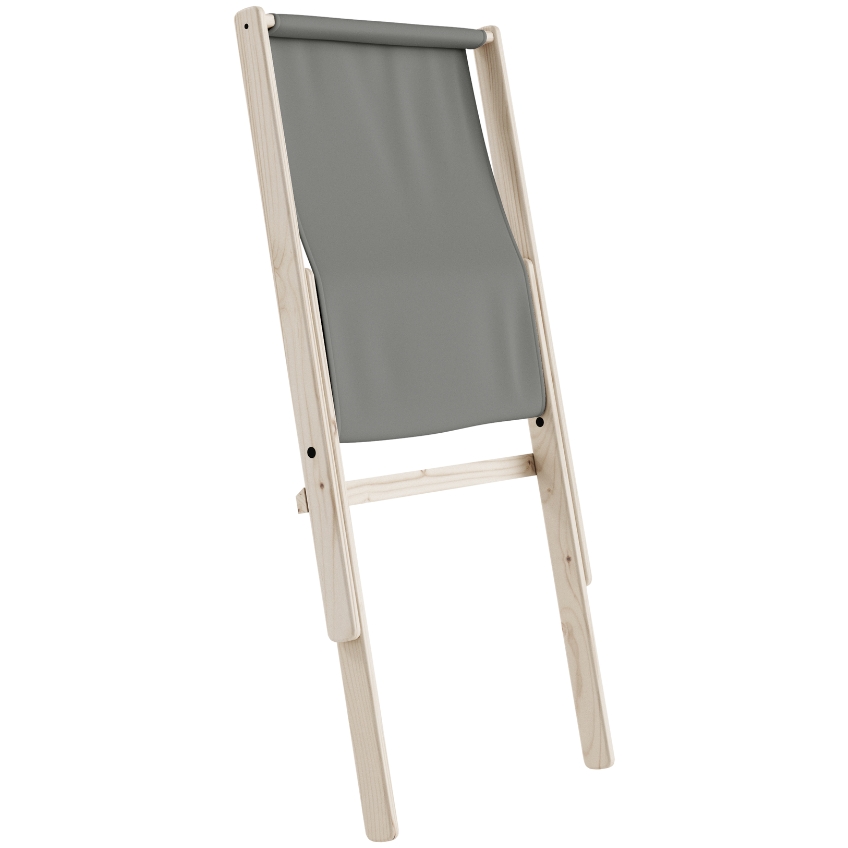 Šedé skládací křeslo Karup Design Boogie