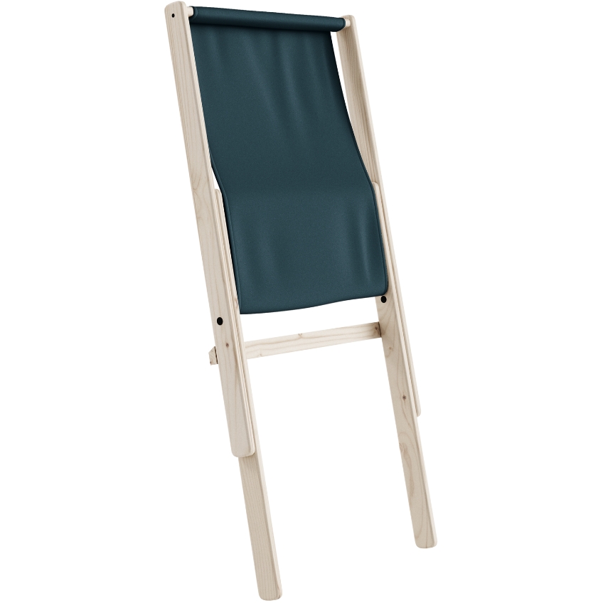 Petrolejově modré skládací křeslo Karup Design Boogie