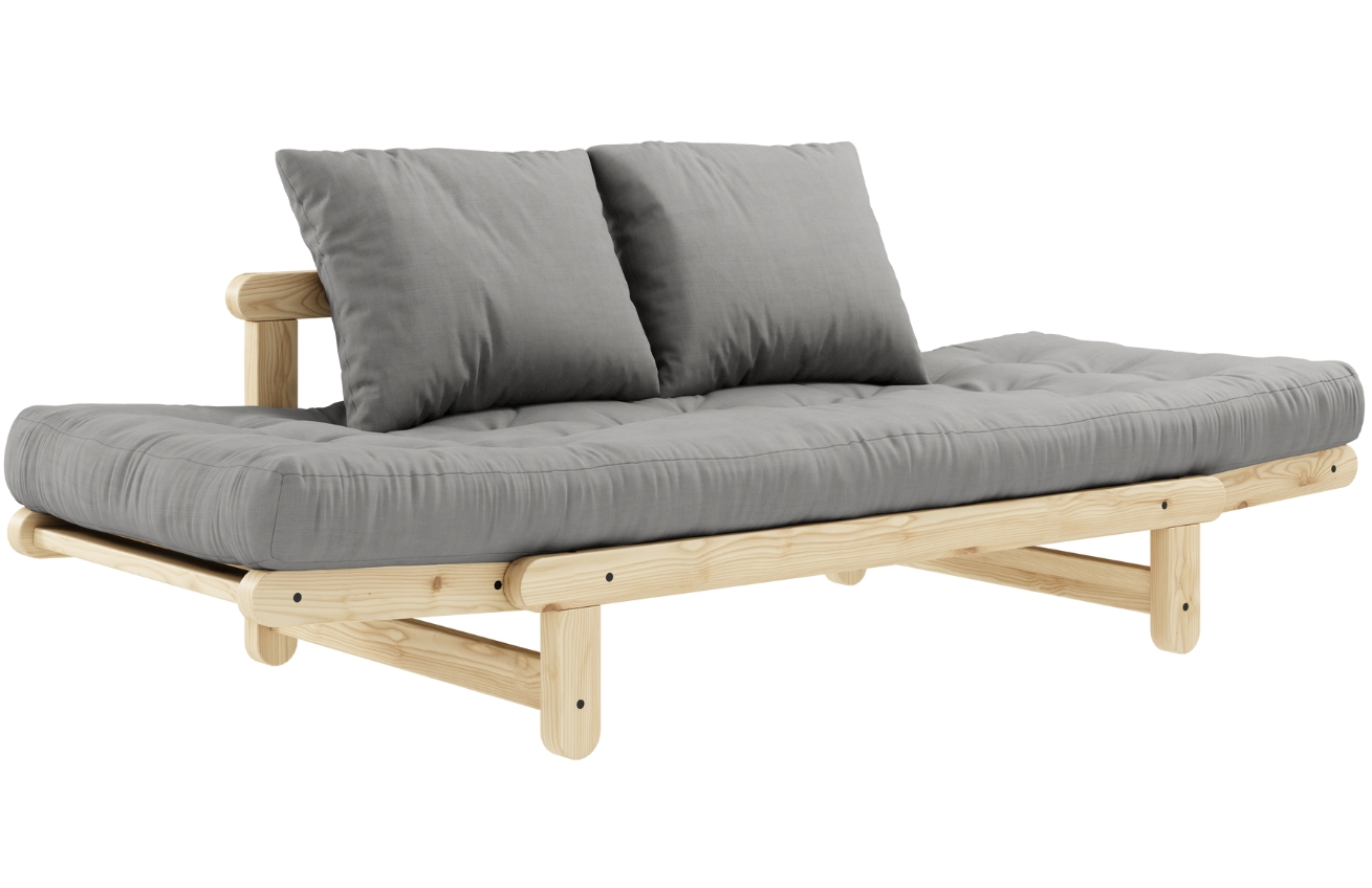 Šedá dvoumístná rozkládací pohovka Karup Design Beat 162 cm