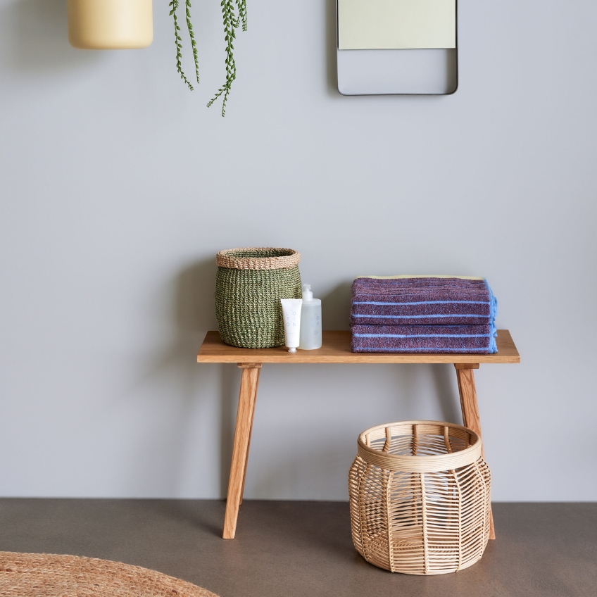 Dubová lavice Hübsch Nomad 80 cm