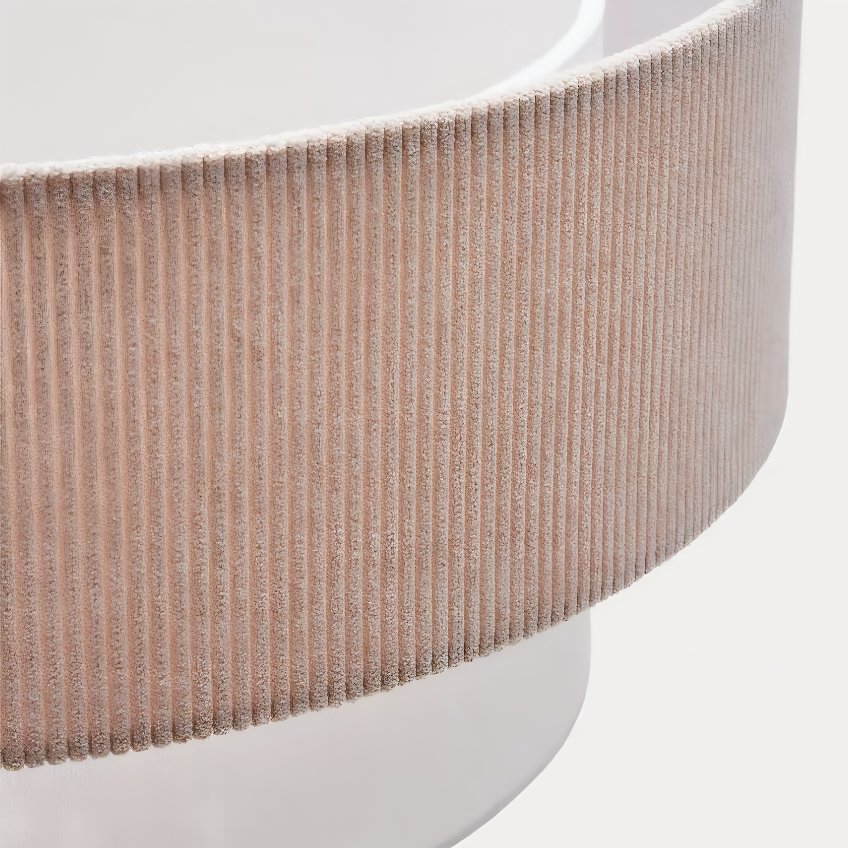 Béžové závěsné světlo Kave Home Bianella 40 cm